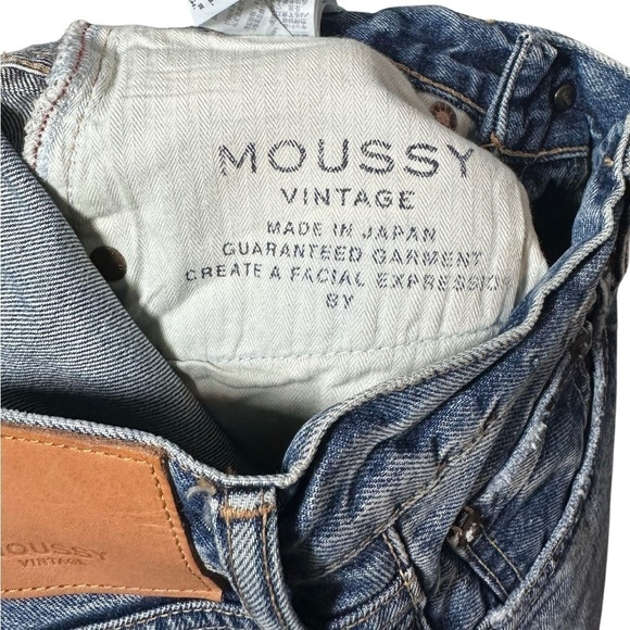 NWT Moussy Vintage MV Morganfield Wide Straight 110 Blue Size 24 - Picture 12 of 16